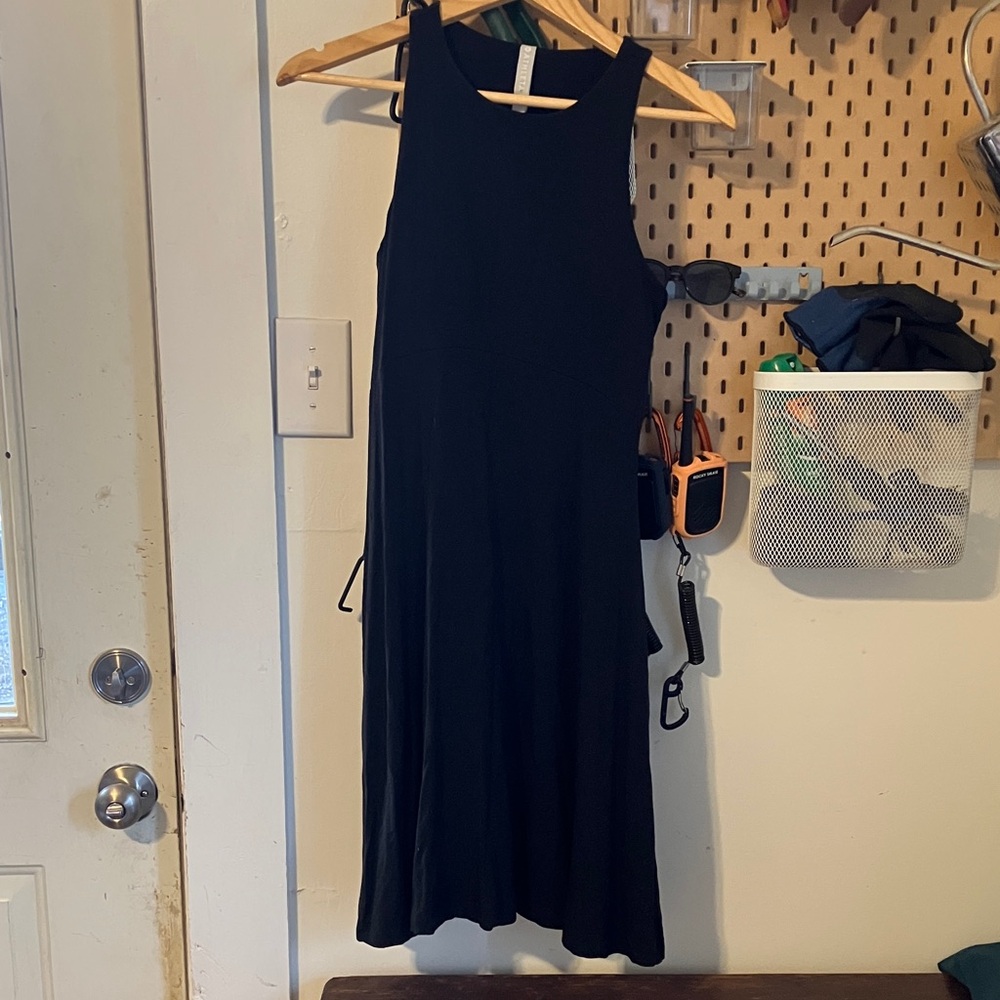 Athleta XS little black dress.